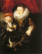 Dyck, Anthony van Young Woman with a Child oil painting on canvas